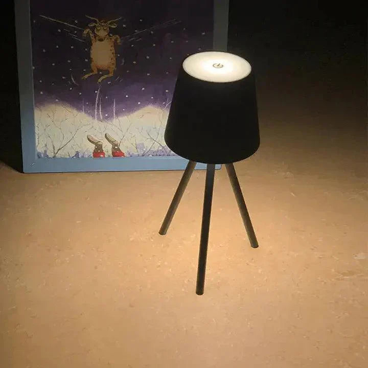 LumaStand™ Kabellose LED Touch-Tischlampe – Minimalistische Akku-Nachttischleuchte für Schlafzimmer & Wohnzimmer