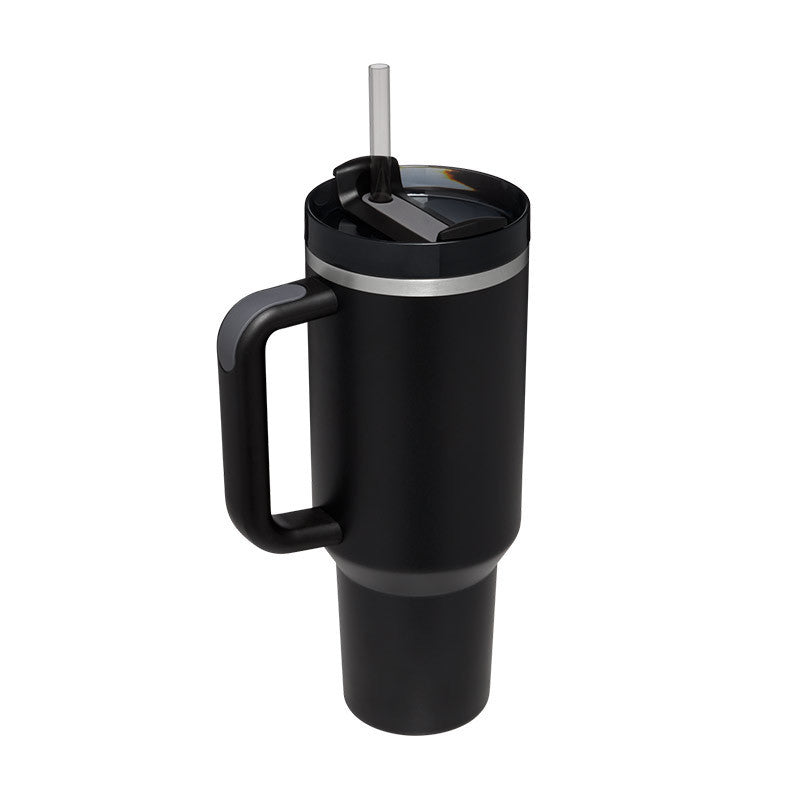 ChillMug™ – Isolierter Trinkbecher mit Griff & Strohhalm | 40 oz Thermobecher für unterwegs