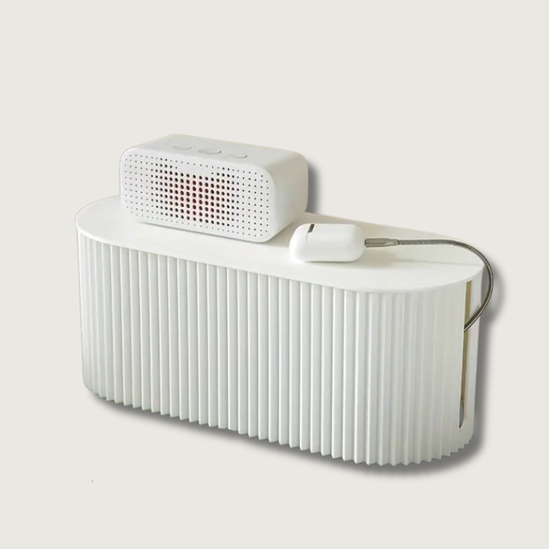 TidyCord™ – Kabelaufbewahrungsbox für Ordnung am Schreibtisch | Kabelmanagement & Zubehöraufbewahrung