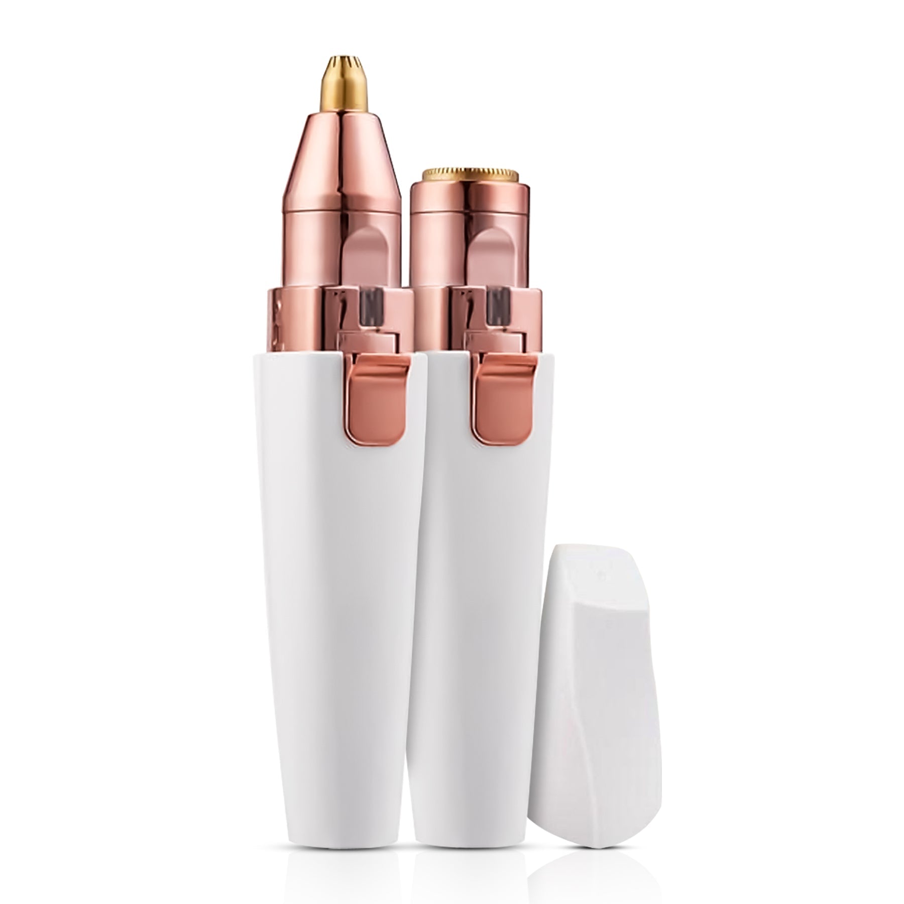 FlawlessBrow™ – Dual Trimmer für präzise Augenbrauen- & Gesichtspflege mit LED & USB-Aufladung