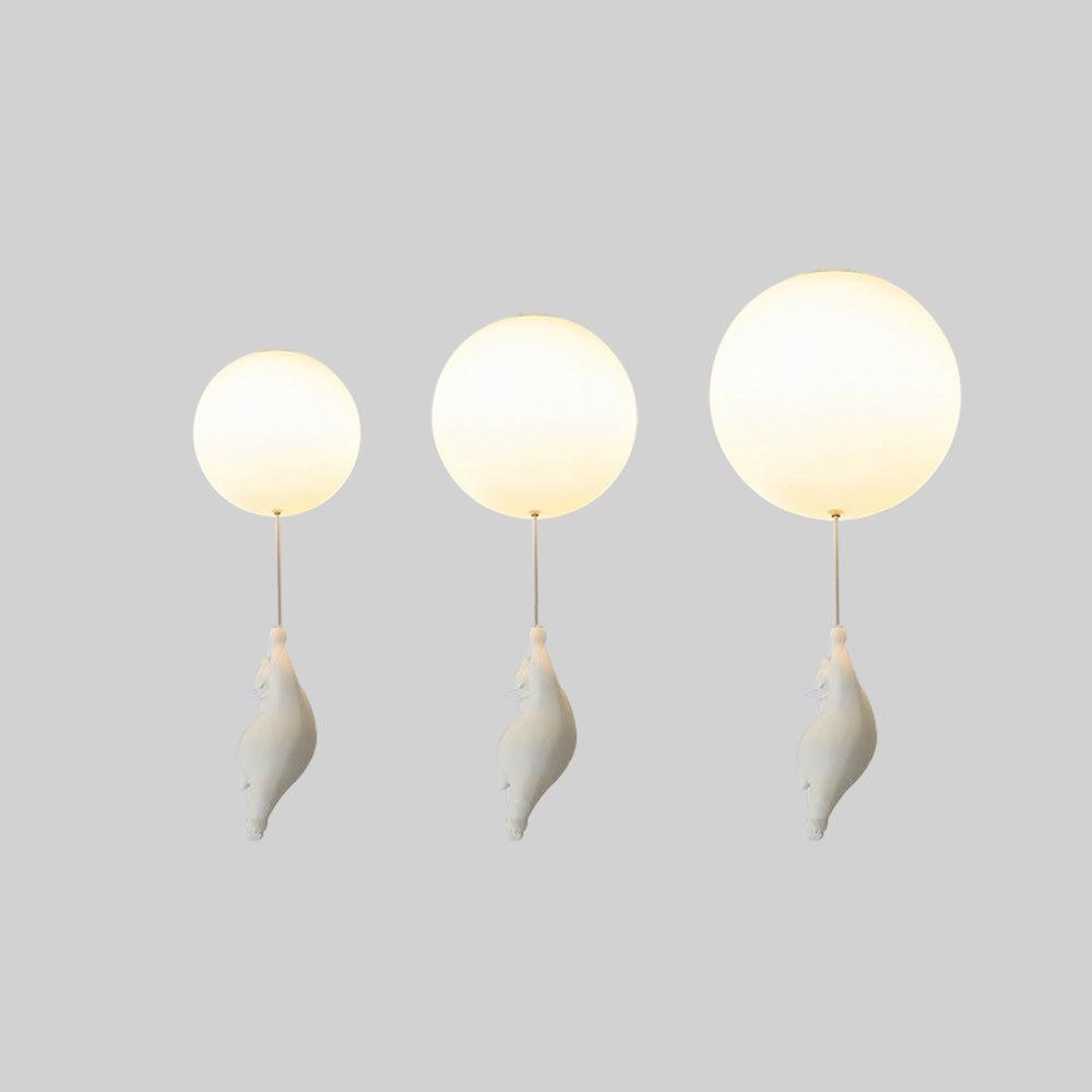 SkyLoom | Bär & Ballon Pendelleuchte für Kinderzimmer – Magische Atmosphäre & verspieltes Design