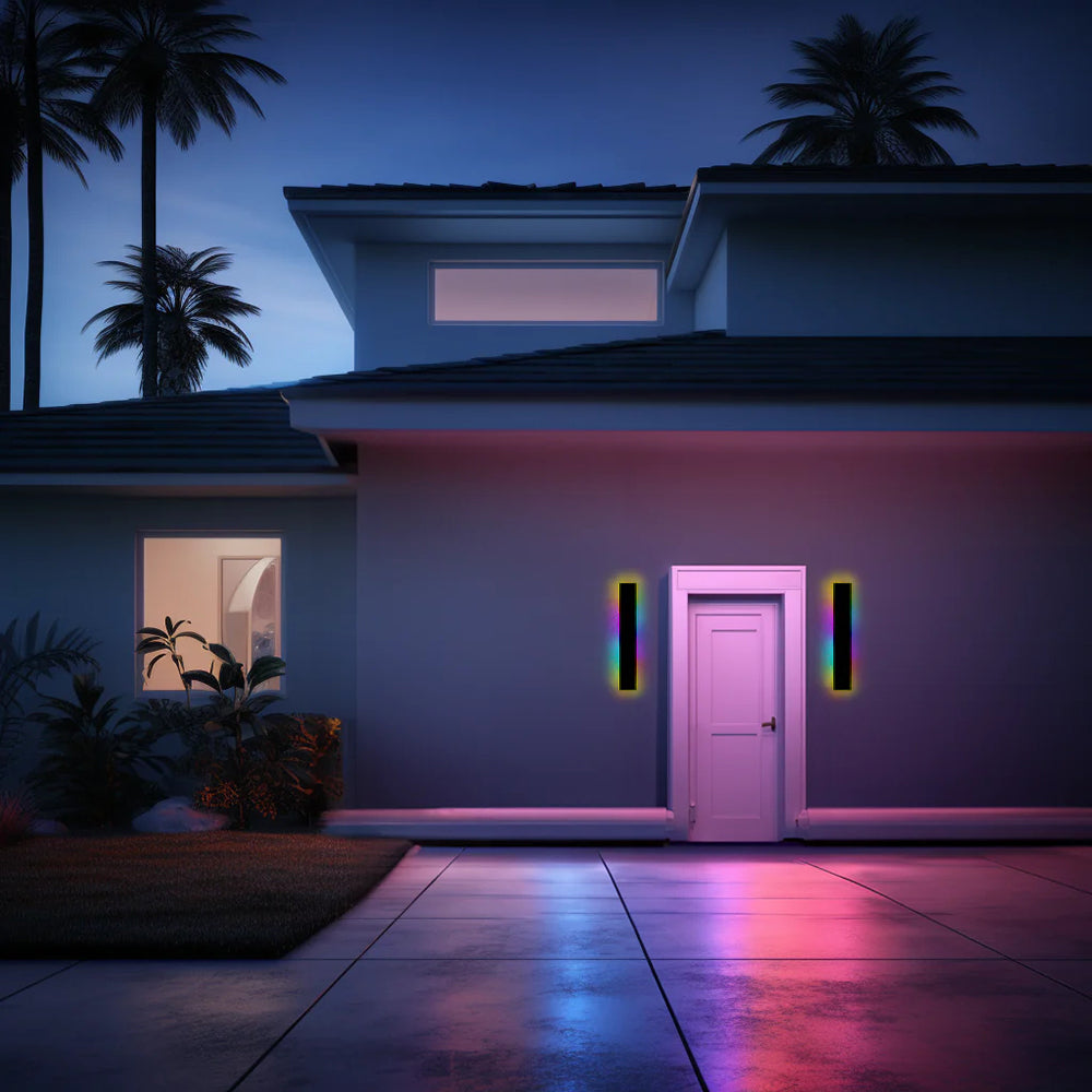 MetalGlow | Moderne LED Wandleuchte für den Außenbereich – Stilvolle Beleuchtung für Garten & Eingangsbereich