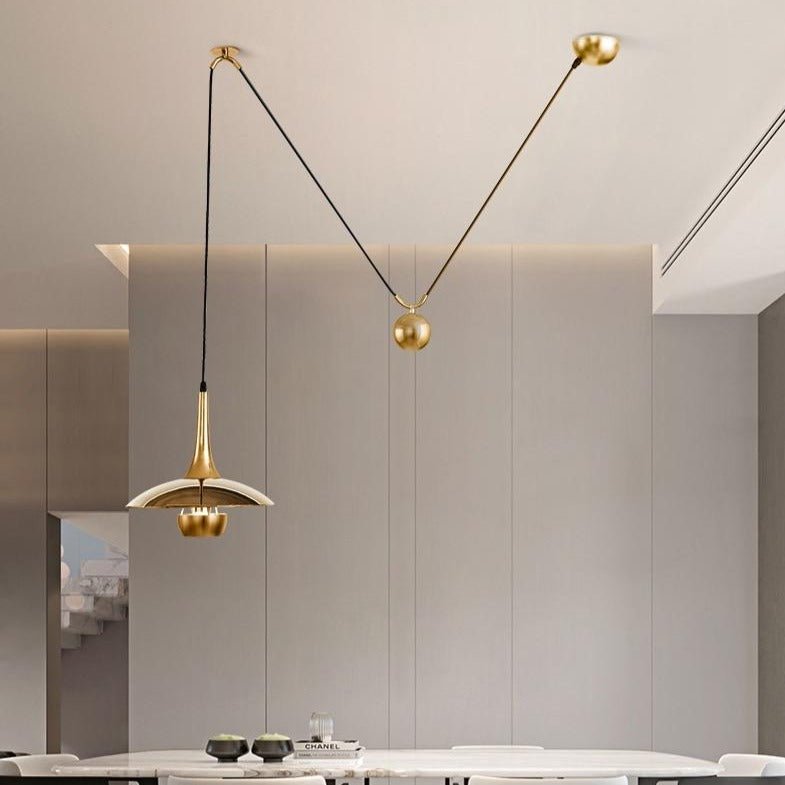 ChromeLuxe™ Pendelleuchte – Moderne Hängelampe mit Chrom-Finish für stilvolle Räume