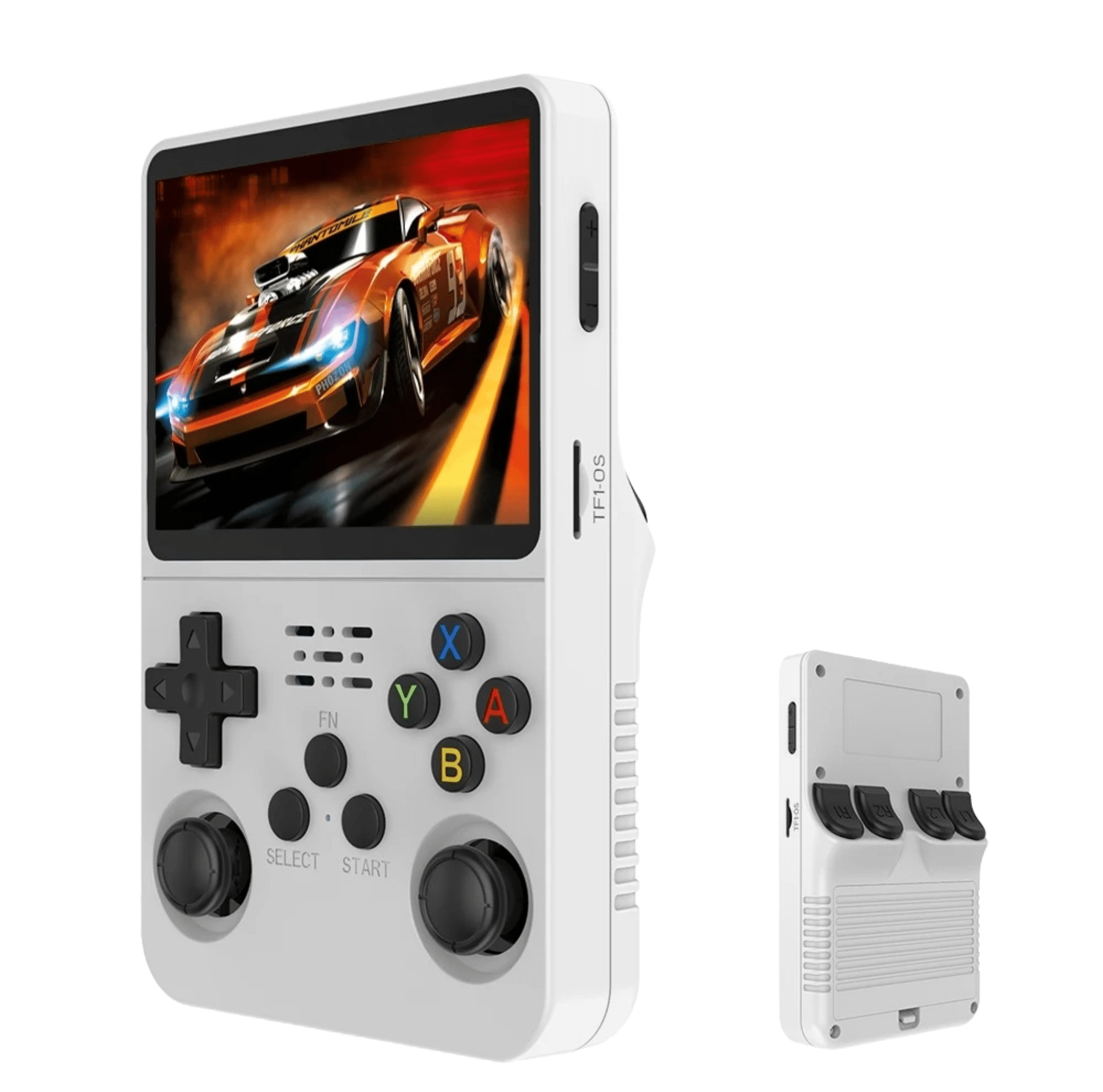 R36S Retro Handheld Spielkonsole – 3,5 Zoll IPS Bildschirm, Linux System, 64GB Speicher, 15.000 Spiele, Tragbare Retro Gaming Konsole - Less Goods