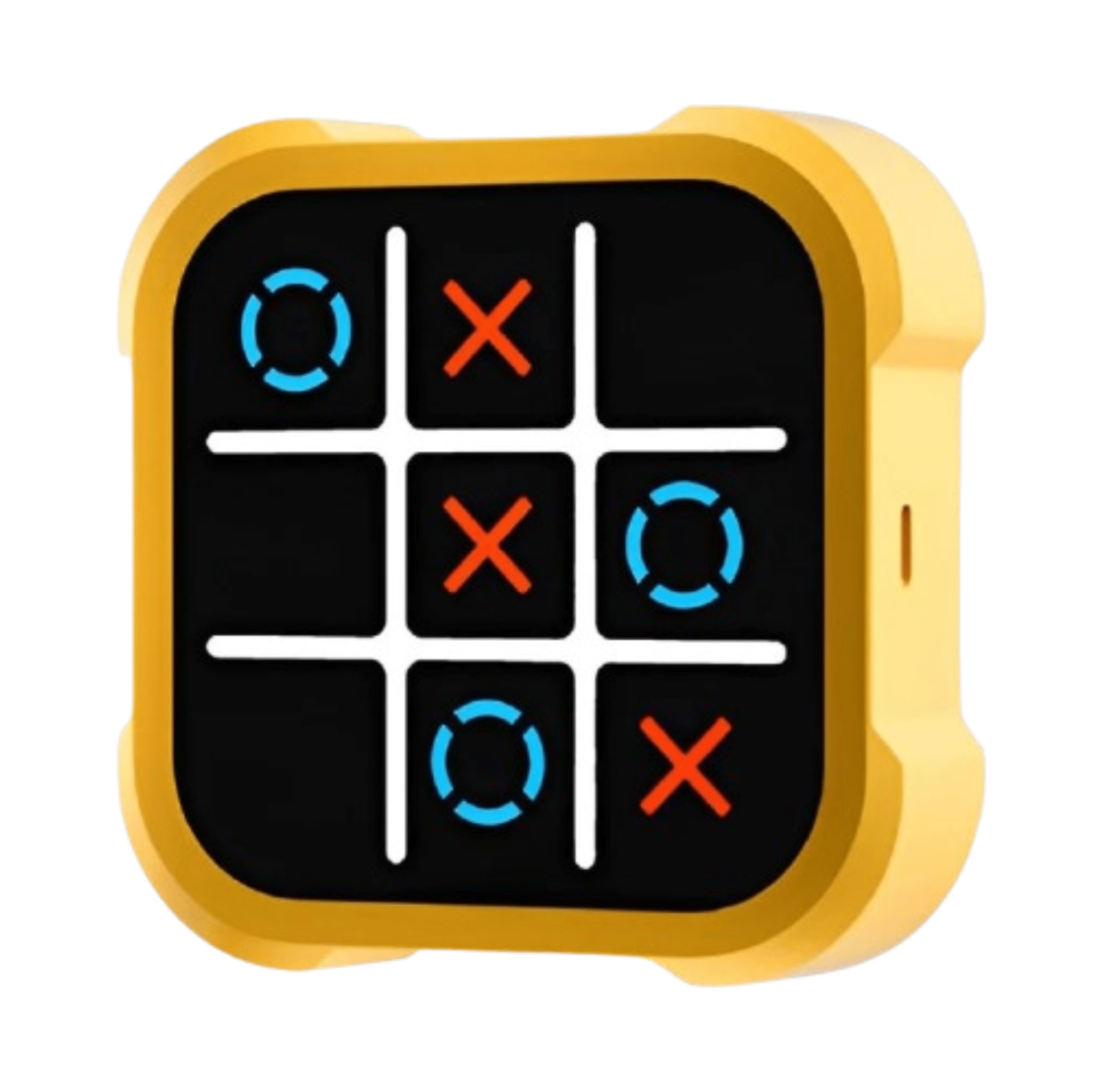 Elektronisches Tic Tac Toe Spiel – Noughts and Crosses, Memory Training, Kompaktes Reise - Spiel für Kinder und Erwachsene - Less Goods