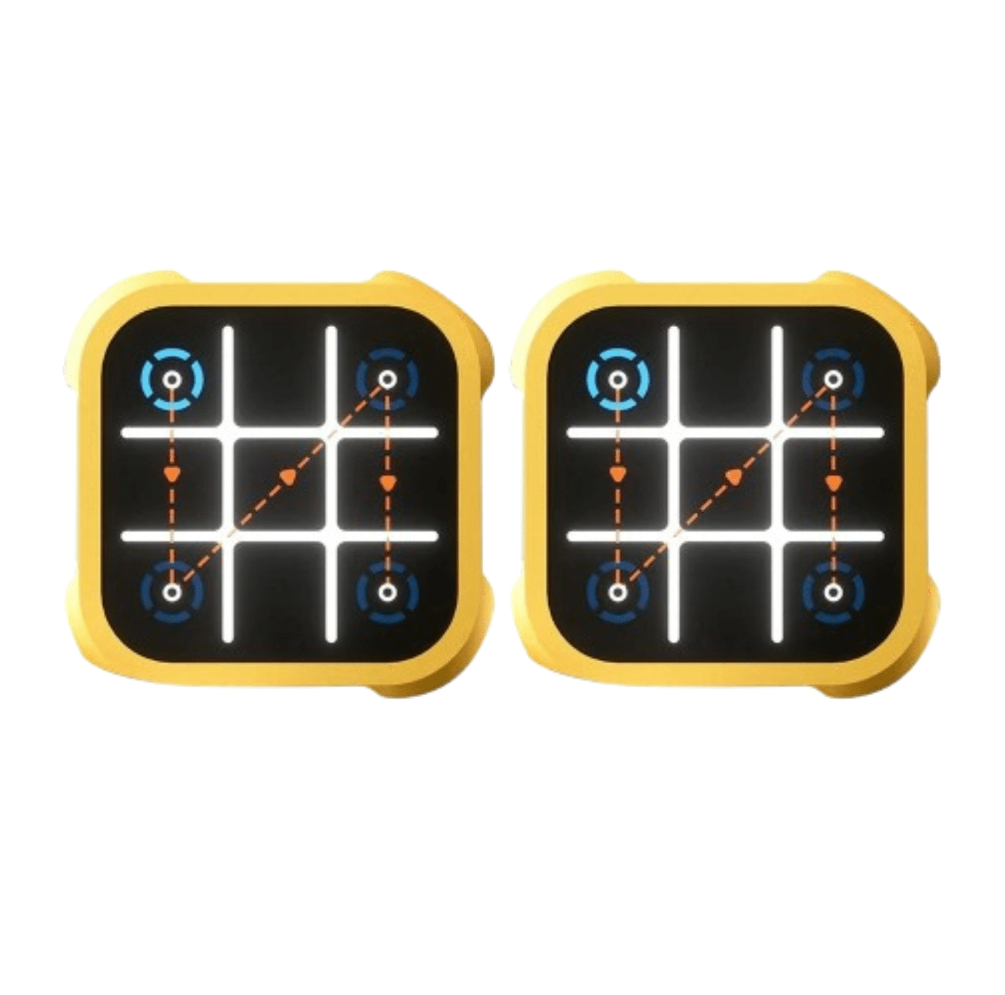 Elektronisches Tic Tac Toe Spiel – Noughts and Crosses, Memory Training, Kompaktes Reise - Spiel für Kinder und Erwachsene - Less Goods
