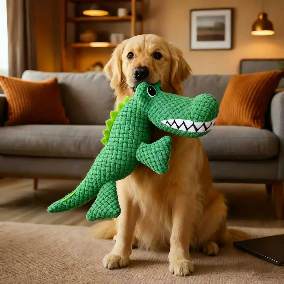 TuffPaw™ Unzerstörbares Hundespielzeug – Kaubeständiges Nylon Quietschspielzeug für starke Kauer
