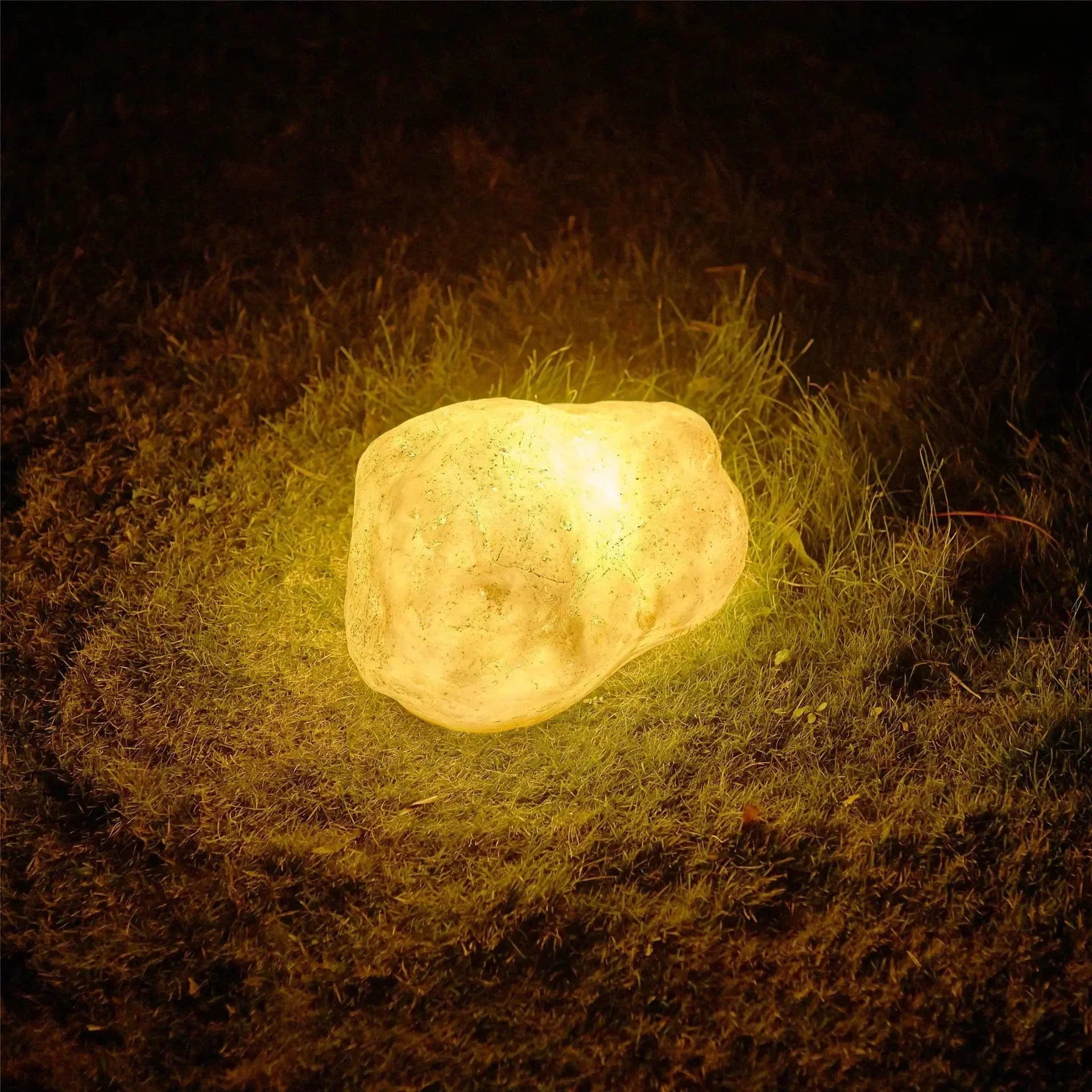 Vibrant Stone™ Outdoor Light – Naturstein-Optik Gartenleuchte für Wege & Landschaft