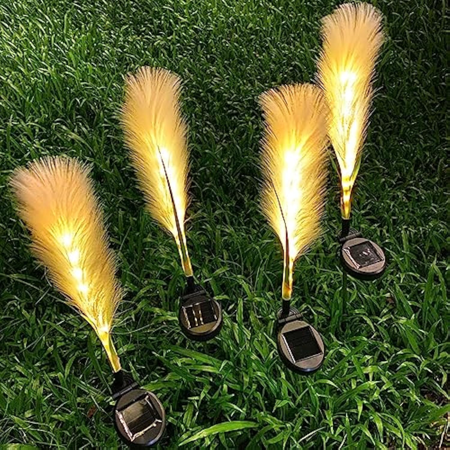 ReedGlow™ Solar Fiber Reed Lights – Natürliche Solar-Gartenleuchten für Weg & Terrasse