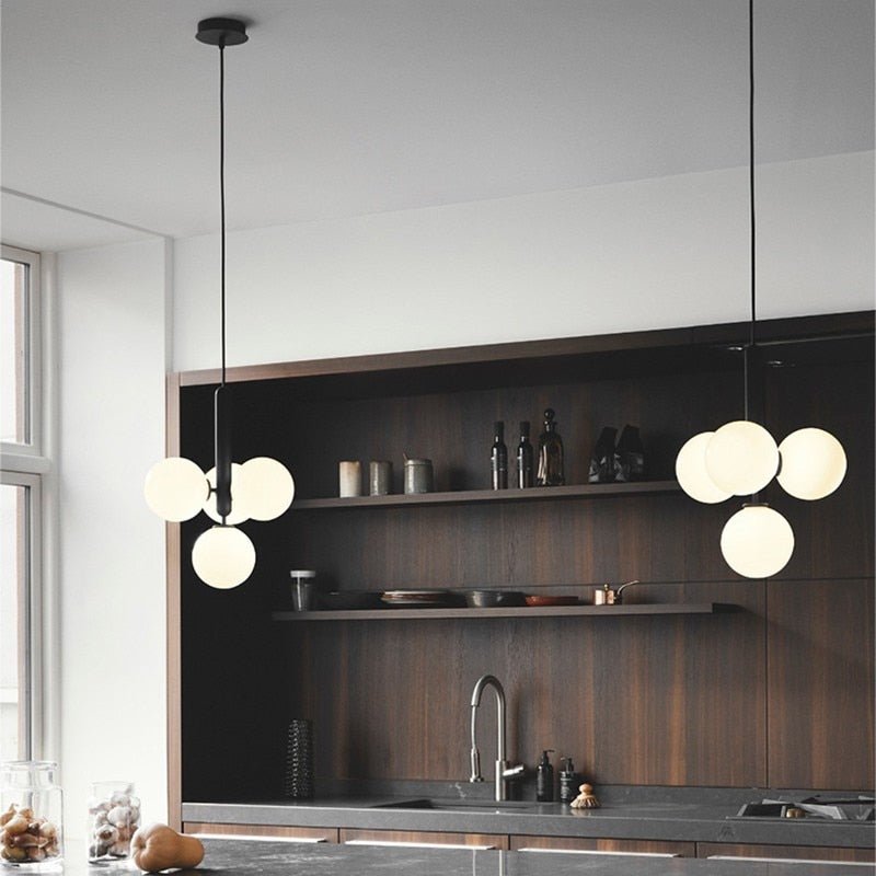CrystalGlow™ Pendelleuchte – Moderne Hängelampe aus Glas & Aluminium