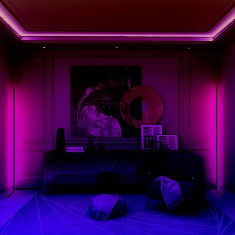 AuraLine™ RGB Corner Lamp – Farbwechsel LED-Eckleuchte für moderne Wohnräume