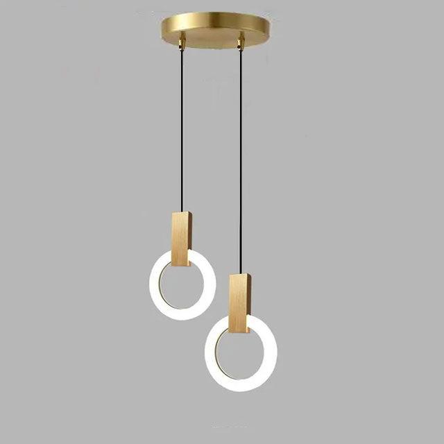 AuraRing™ Pendelleuchte – Minimalistische LED-Hängelampe im nordischen Ring-Design