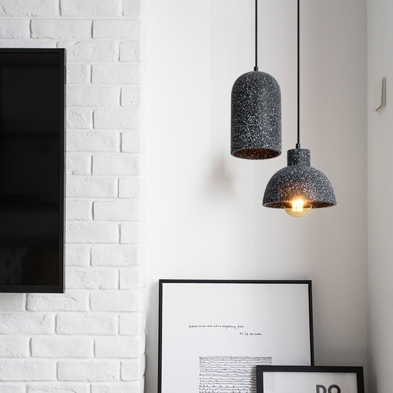 UrbanLume™ Pendelleuchte – Moderne Zement-Hängelampe im Industrial-Design