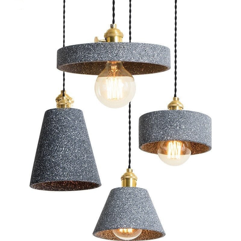 UrbanLume™ Pendelleuchte – Moderne Zement-Hängelampe im Industrial-Design