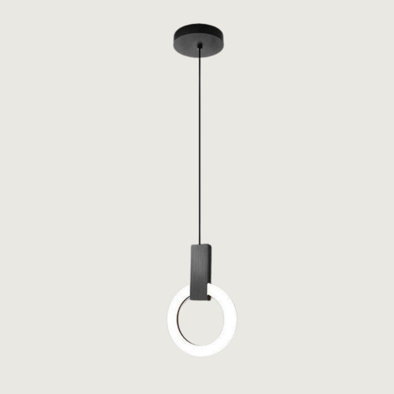 AuraRing™ Pendelleuchte – Minimalistische LED-Hängelampe im nordischen Ring-Design