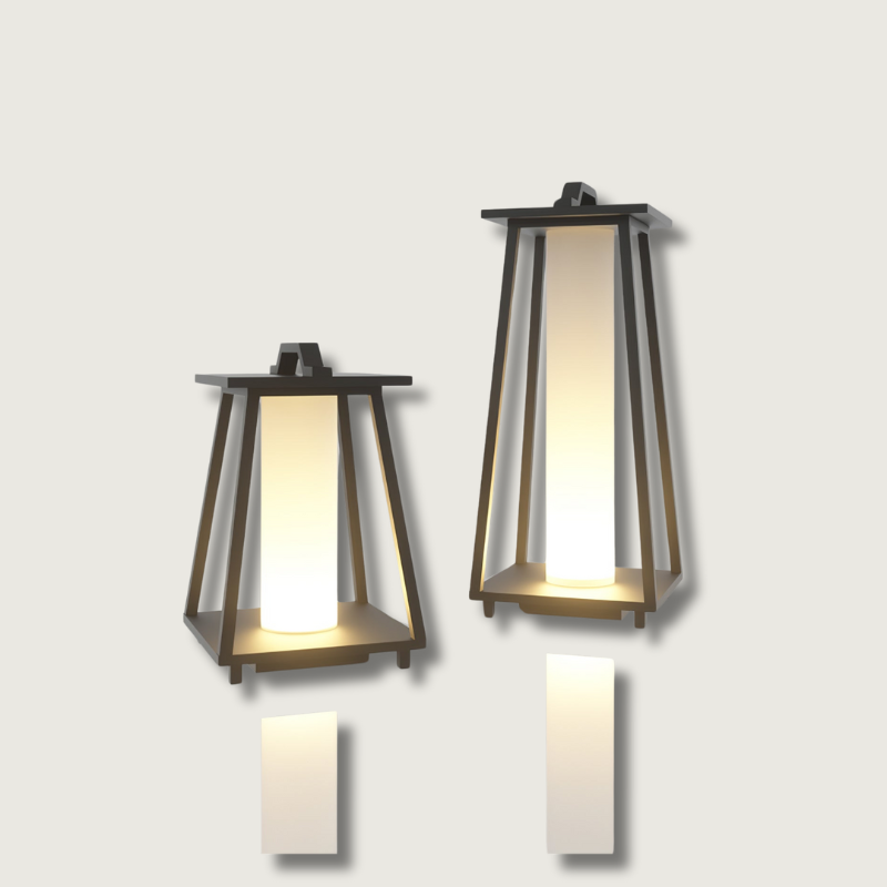 JourneyBeam™ Tragbare Outdoor-Leuchte – Wetterfeste Edelstahl-Gartenlampe mit LED