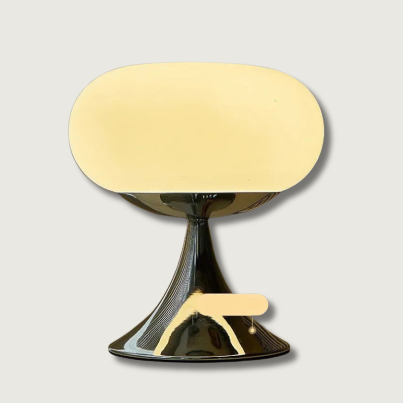 FruitLume™ Tischlampe – Apfel-Design Tischleuchte aus Glas im Vintage-Bauhaus-Stil