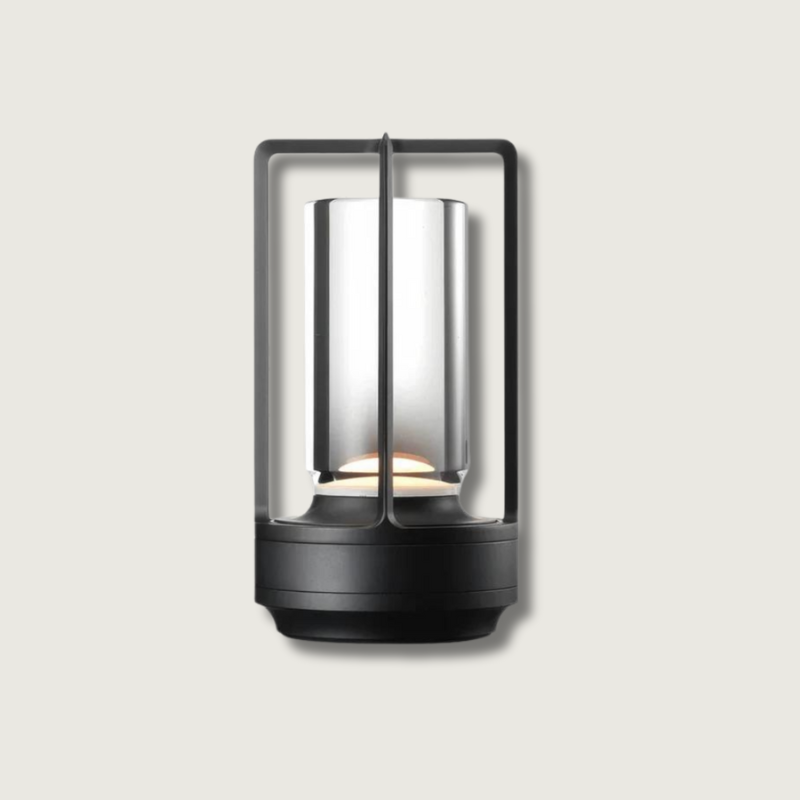 SteelShine™ Kabellose LED Tischlampe – Touch-Sensor & 3 Lichtfarben (Indoor & Outdoor)