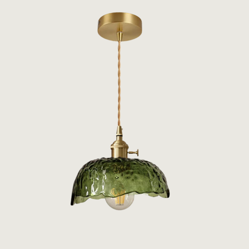 GlasTangle™ Pendelleuchte – Moderne Hängelampe aus Glas & Messing mit kreativem Design (E27)