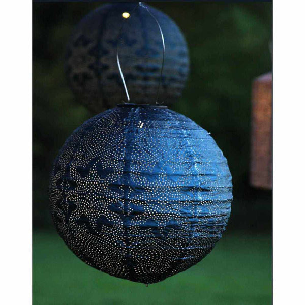 Solar Lantern Globe™ – Wetterfeste Solar-Laterne mit Marrakech-Muster für Garten & Terrasse - Less Goods