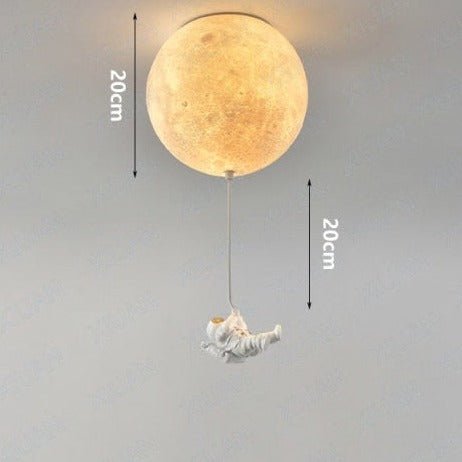 GalacticGlow™ Spaceman Deckenleuchte – Astronaut Mondlampe für Kinderzimmer