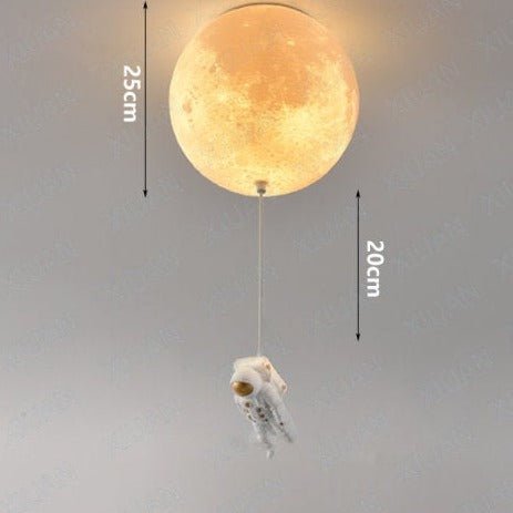 GalacticGlow™ Spaceman Deckenleuchte – Astronaut Mondlampe für Kinderzimmer
