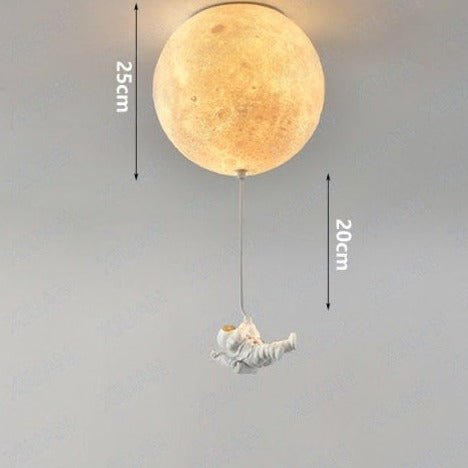 GalacticGlow™ Spaceman Deckenleuchte – Astronaut Mondlampe für Kinderzimmer