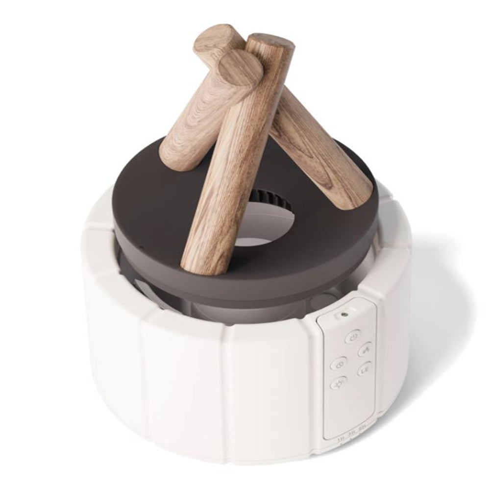 LumeMist™ Tischlampe – Multifunktionale Design-Lampe mit Aroma-Diffuser, Luftbefeuchter & Flammen-Lichteffekt