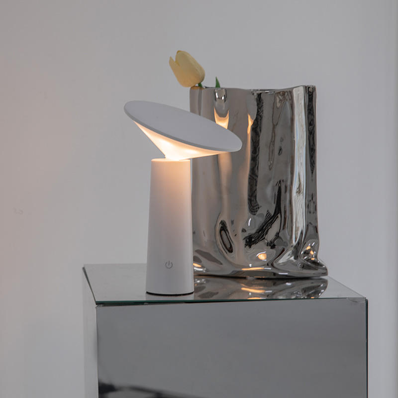 FlexiGlow™ Tischlampe – Kabellose, dimmbare LED-Design-Lampe für Wohnzimmer, Schlafzimmer & Büro