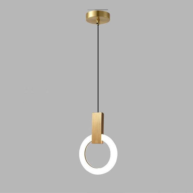 AuraRing™ Pendelleuchte – Minimalistische LED-Hängelampe im nordischen Ring-Design