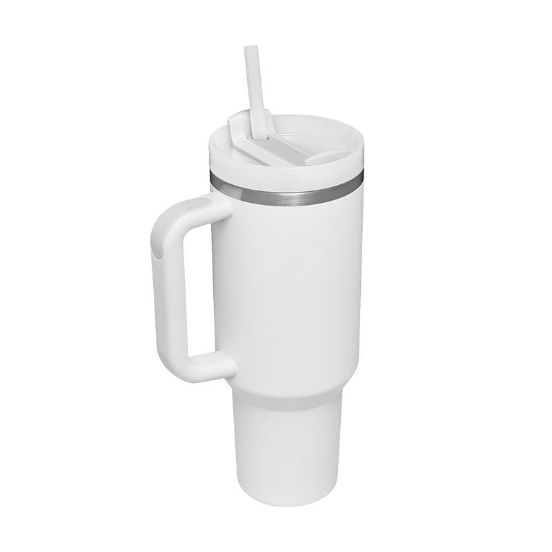 ChillMug™ – Isolierter Trinkbecher mit Griff & Strohhalm | 40 oz Thermobecher für unterwegs