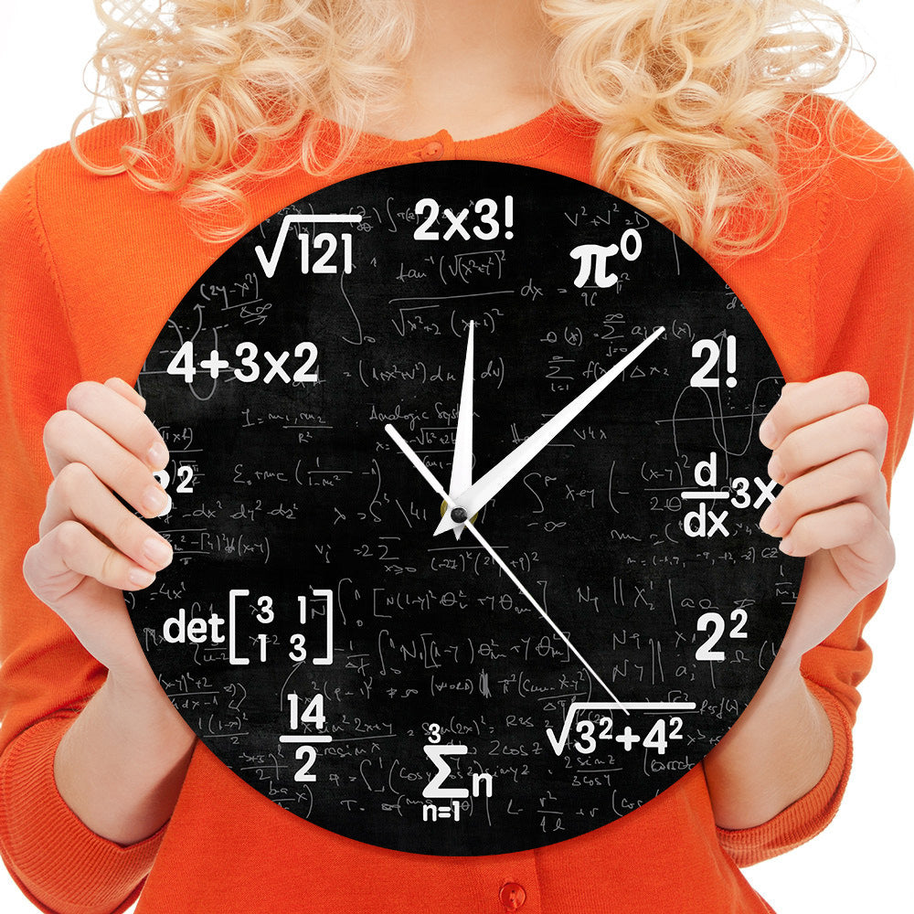NumeraTime™ – Geometrische Wanduhr mit mathematischem Design