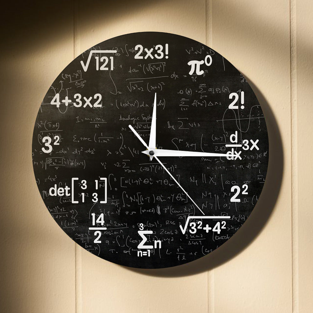NumeraTime™ – Geometrische Wanduhr mit mathematischem Design
