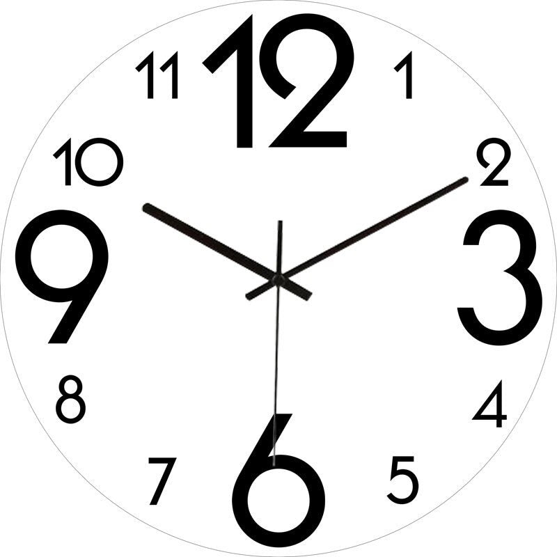 TimeCraft™ – Moderne Design-Wanduhr aus Holz mit geräuschlosem Uhrwerk