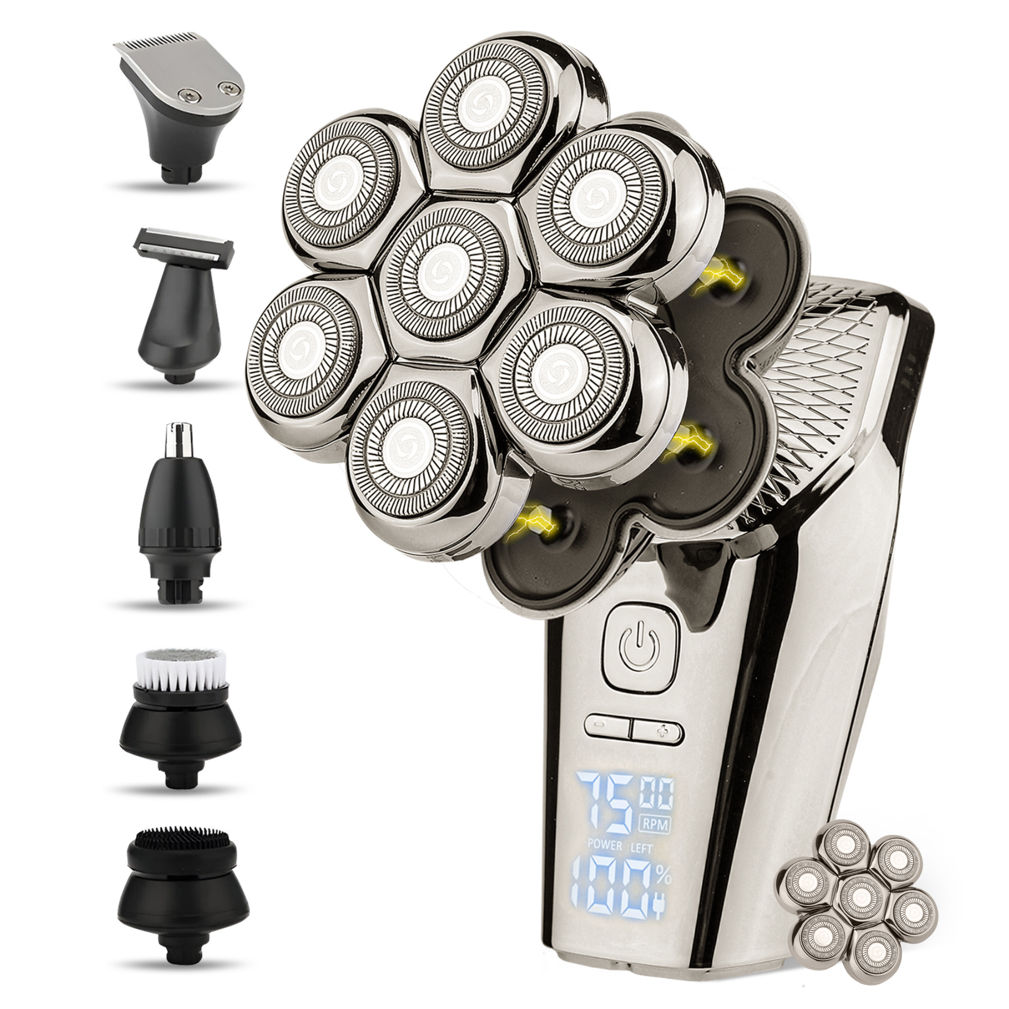 MaxShave™ – Premium Head Shaver mit Extra-Klinge