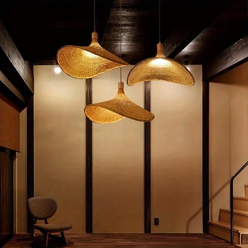 RusticAura™ Holzleuchte – Handgefertigte Pendelleuchte aus Massivholz im Natur-Design