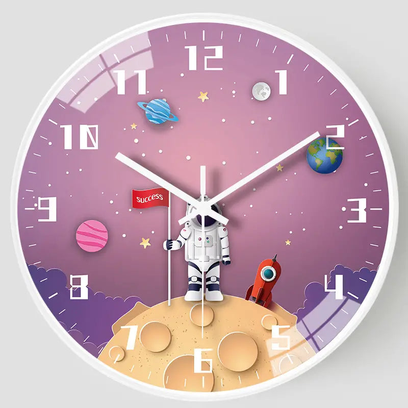 QuietCosmos™ – Moderne Wanduhr im minimalistischen Design