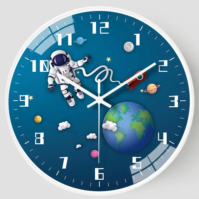 QuietCosmos™ – Moderne Wanduhr im minimalistischen Design