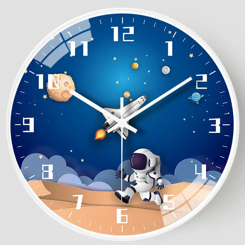 QuietCosmos™ – Moderne Wanduhr im minimalistischen Design