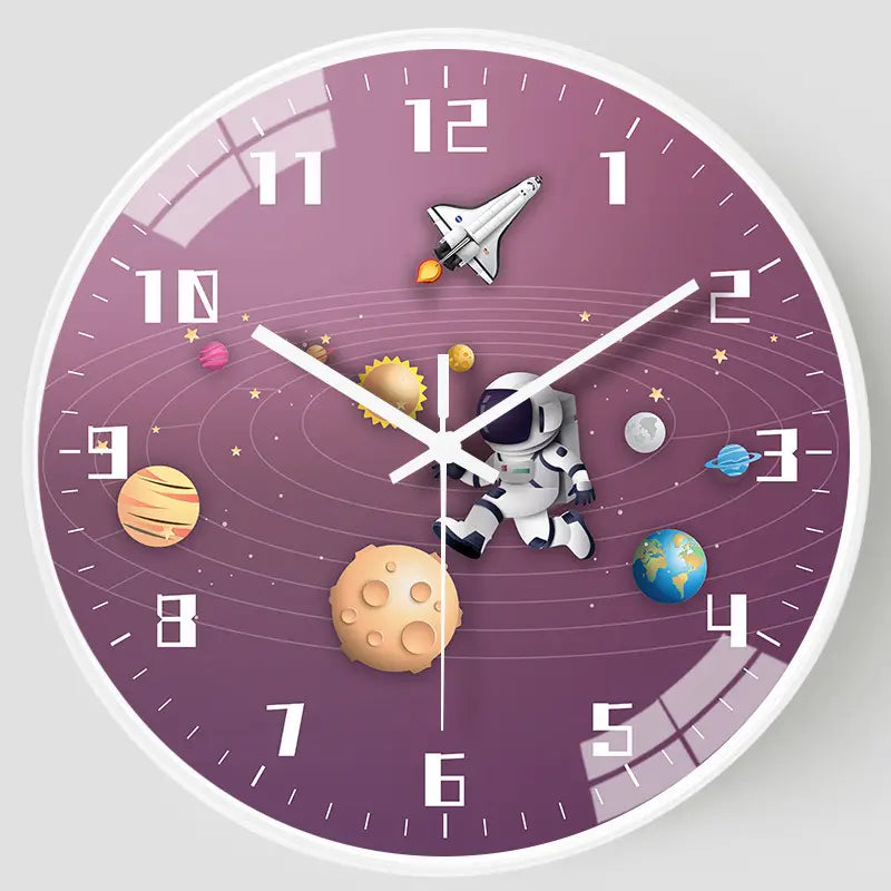 QuietCosmos™ – Moderne Wanduhr im minimalistischen Design