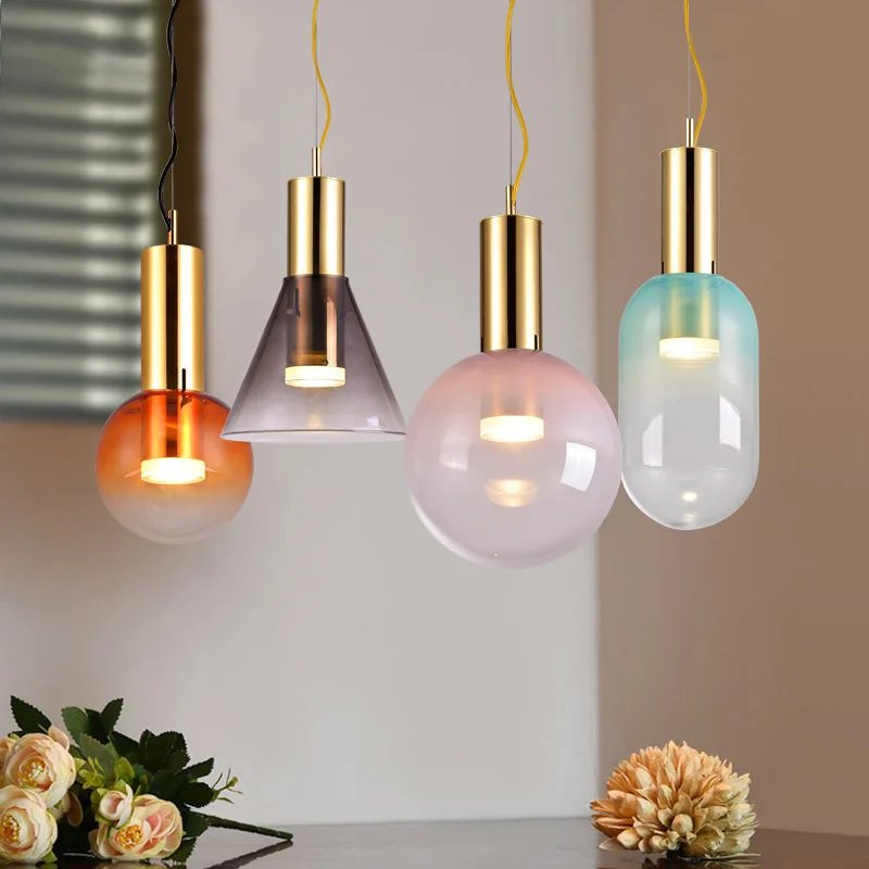 OpalGlow™ Pendelleuchte – Elegante Glas-Hängelampe für moderne Wohnräume (GU10)