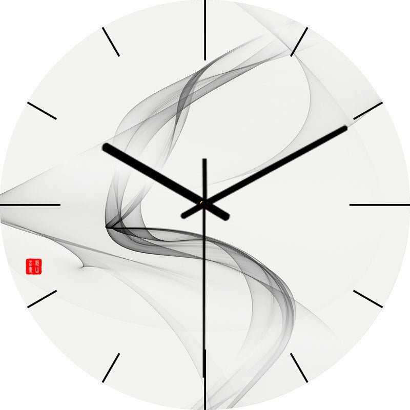 TimeCraft™ – Moderne Design-Wanduhr aus Holz mit geräuschlosem Uhrwerk