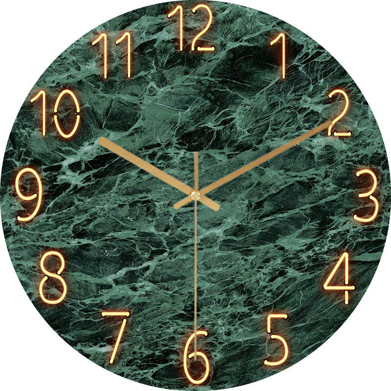 TimeCraft™ – Moderne Design-Wanduhr aus Holz mit geräuschlosem Uhrwerk