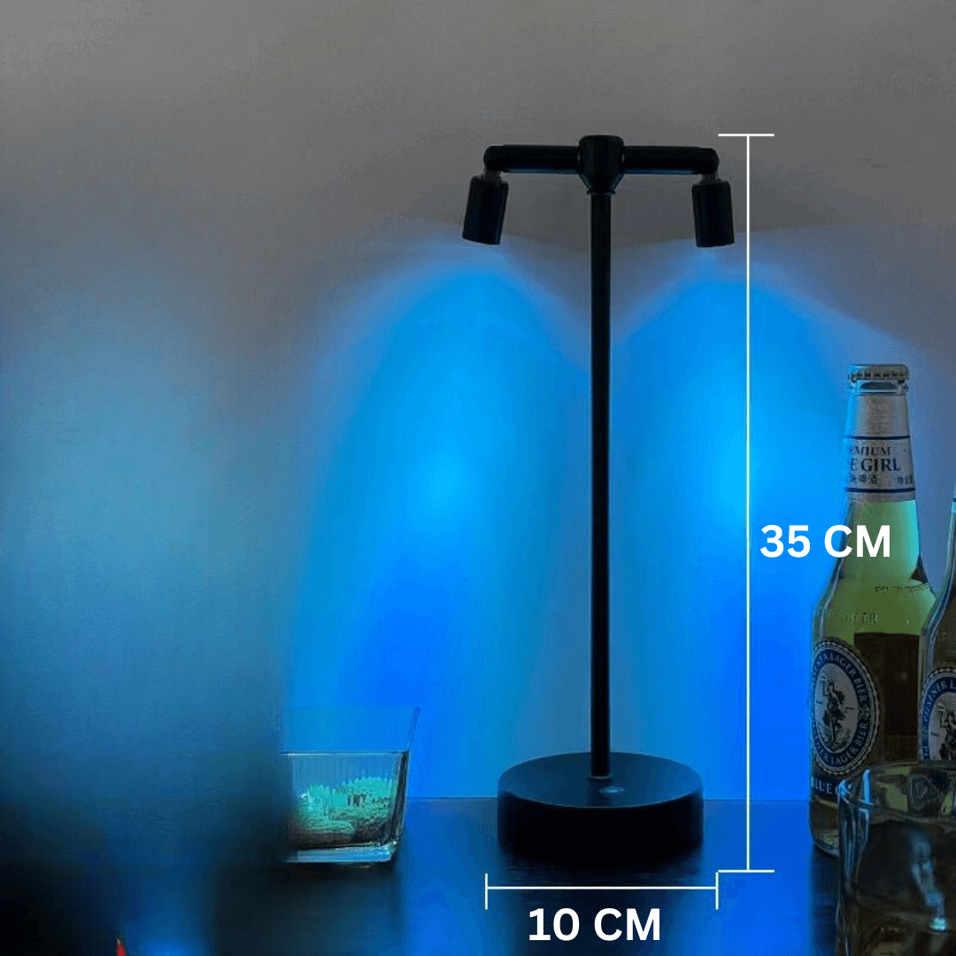 VibeLume™ – Vintage LED Tischlampe mit Touch-Dimmung & kabellosem Design