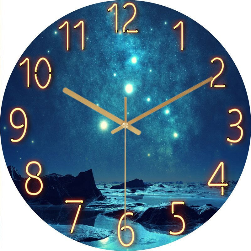 TimeCraft™ – Moderne Design-Wanduhr aus Holz mit geräuschlosem Uhrwerk