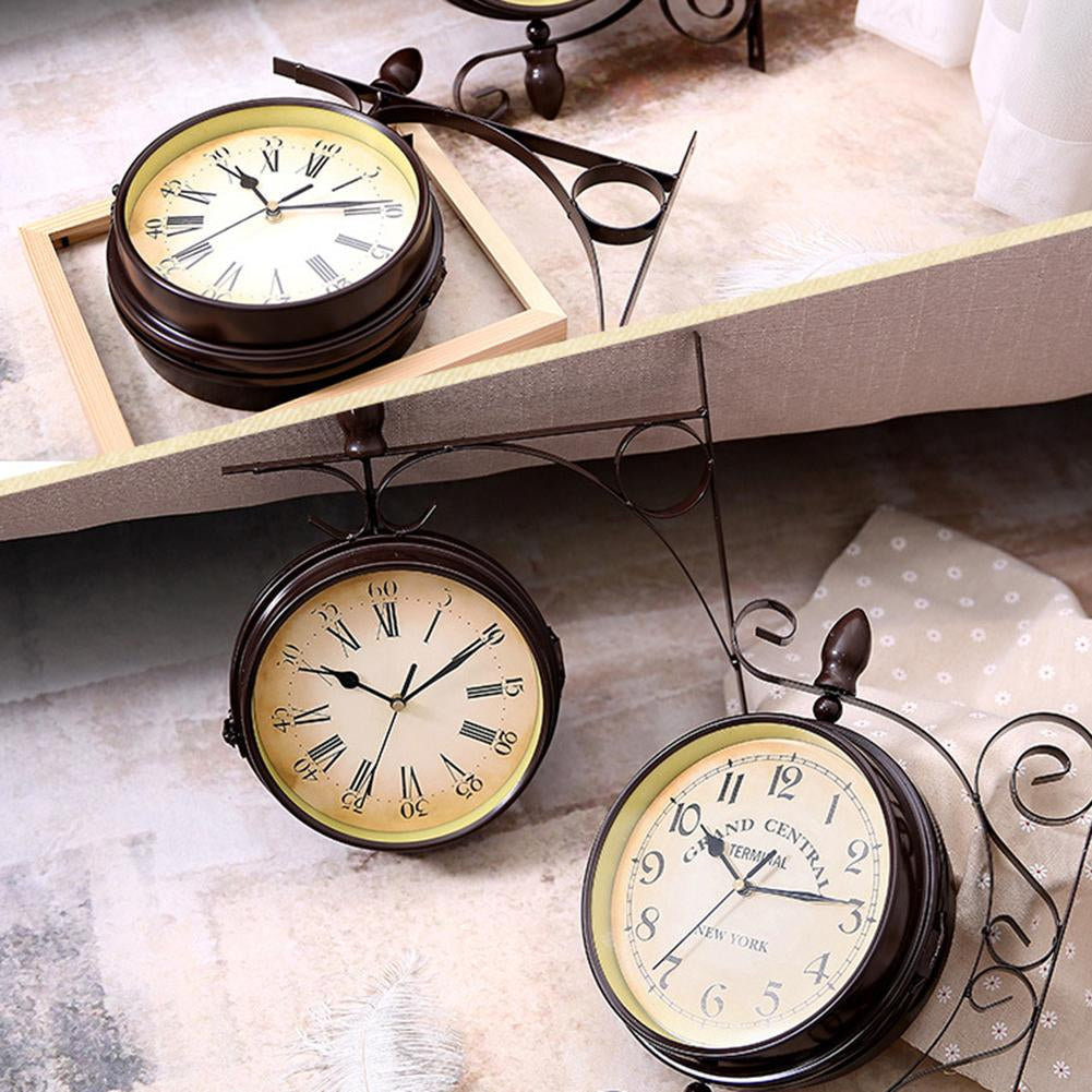UrbanRetro™ – New Yorker Vintage-Wanduhr im klassischen Bahnhofsstil