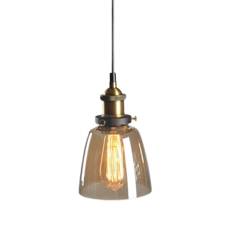 GlassHaven™ – Elegante Industrie-Pendelleuchte aus Glas im Loft-Design
