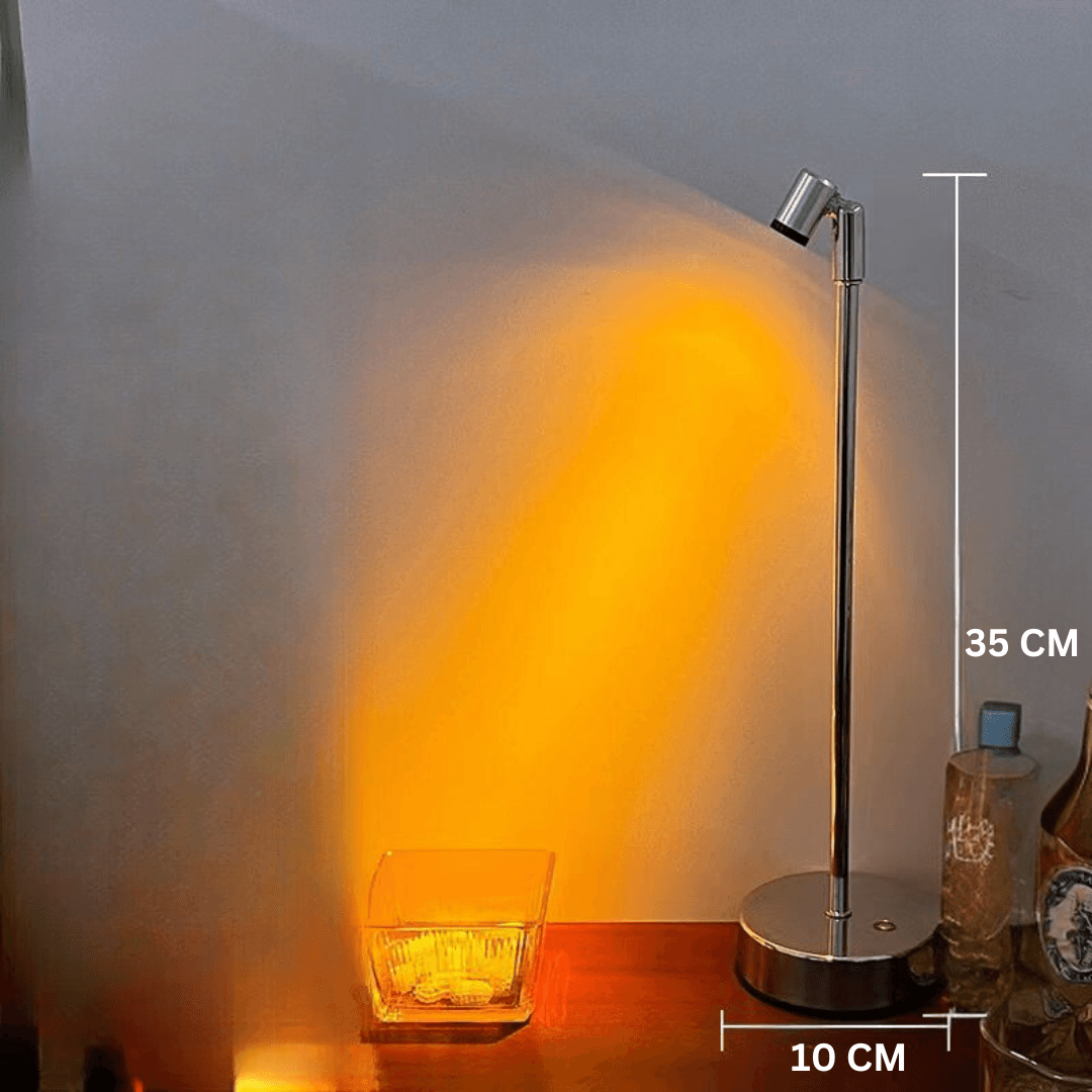 VibeLume™ – Vintage LED Tischlampe mit Touch-Dimmung & kabellosem Design