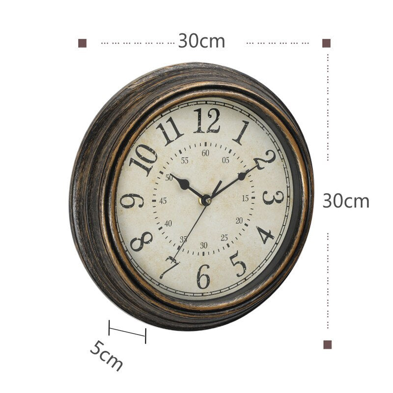 WoodenEra™ – Vintage-Holz-Wanduhr mit nostalgischem Design für warme Wohnräume