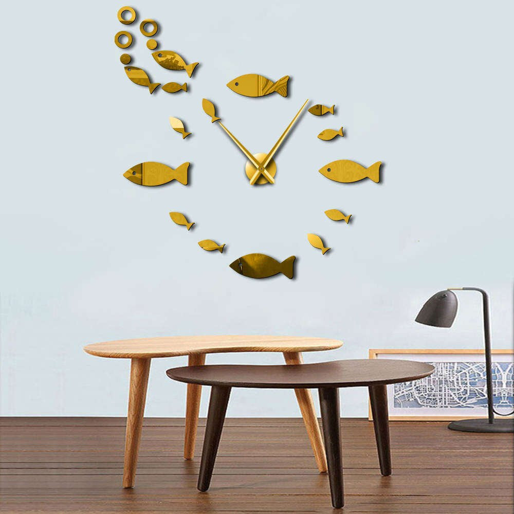 EchoClock™ – Moderne Spiegel-Wanduhr im eleganten Minimal-Design